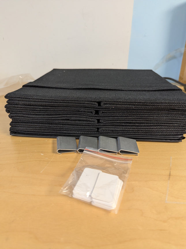 SONGMICS Storage Cubes, Set of 4 Cube Storage Bins, 10.2 x 10.2 x 11 Inches, 2 H