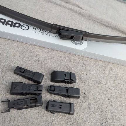 26 Inch Silicone Windshield Wiper - All-Season Wiper Blades with Hydrophobic Coa