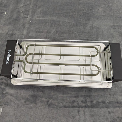 CUSIMAX Raclette Grill Korean BBQ Grill, Portable Raclette Table Grill Electric