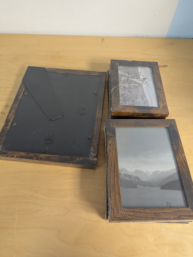 SONGMICS Picture Frames, Collage Picture Frames Set of 10, Two 8x10, Four 5x7, F