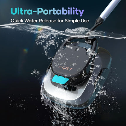 AIPER Robotic Pool Cleaner, Cordless Pool Robot Vacuum, Automatic Cleaning with