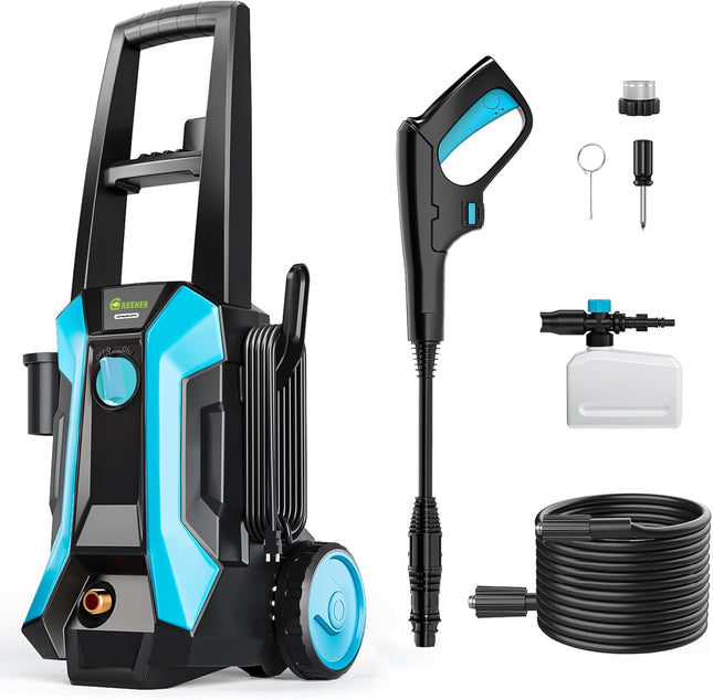 Electric Pressure Washer 4000 PSI High Pressure Washer with 23ft Outlet Hose and