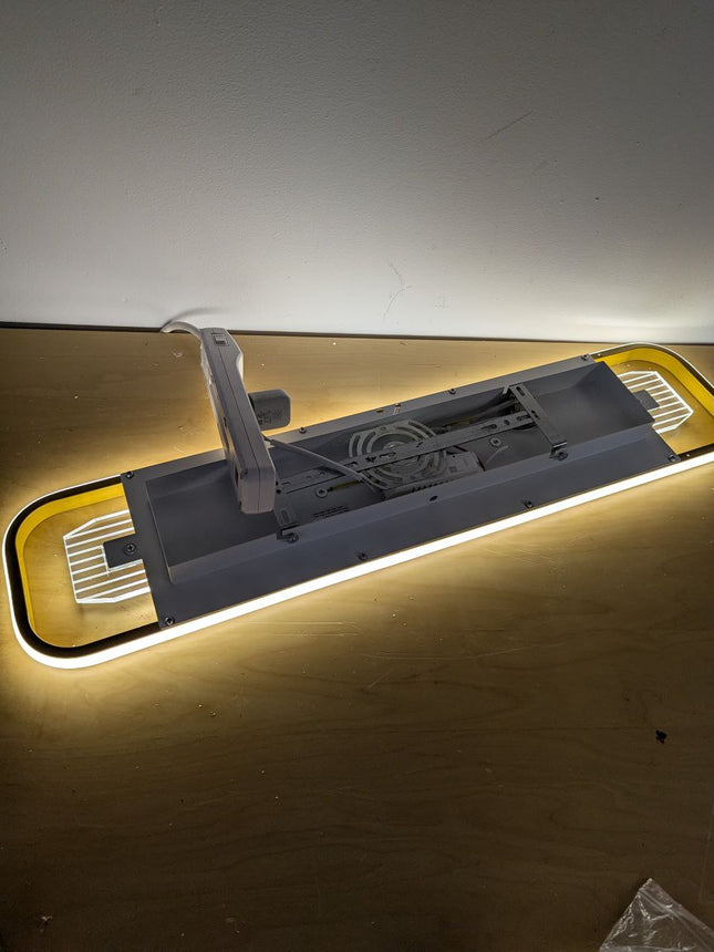 Becailyer 72W Dimmable LED Ceiling Light, 31.4" Modern Ceiling Lamp, Gold Metal