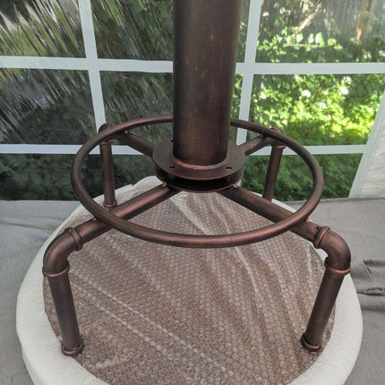 American Antique Industrial Solid Wood Water Pipe Design Cafe Coffe Industrial B