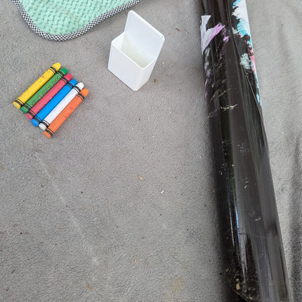 Magnetic Chalkboard Wall Decal 40"x32" - Upgraded Adhesive, Includes Wipe Cloth,