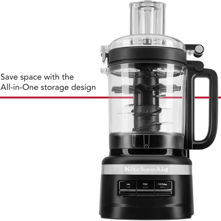 KitchenAid KFP0921BM 9 Cup Food Processor