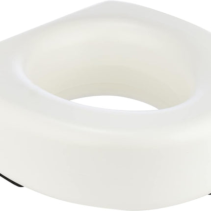 HealthSmart Raised Toilet Seat Riser That Fits Most Standard Bowls for Enhanced