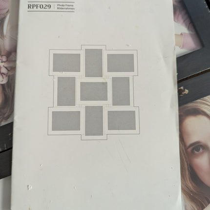 SONGMICS Picture Frame Collage for 9 Photos in 4x6, Picture Frames, Photo Frame