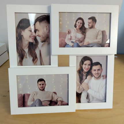 SONGMICS Collage Picture Frames, 4x6 for Wall Decor 4 Pack, Family Photo Collage