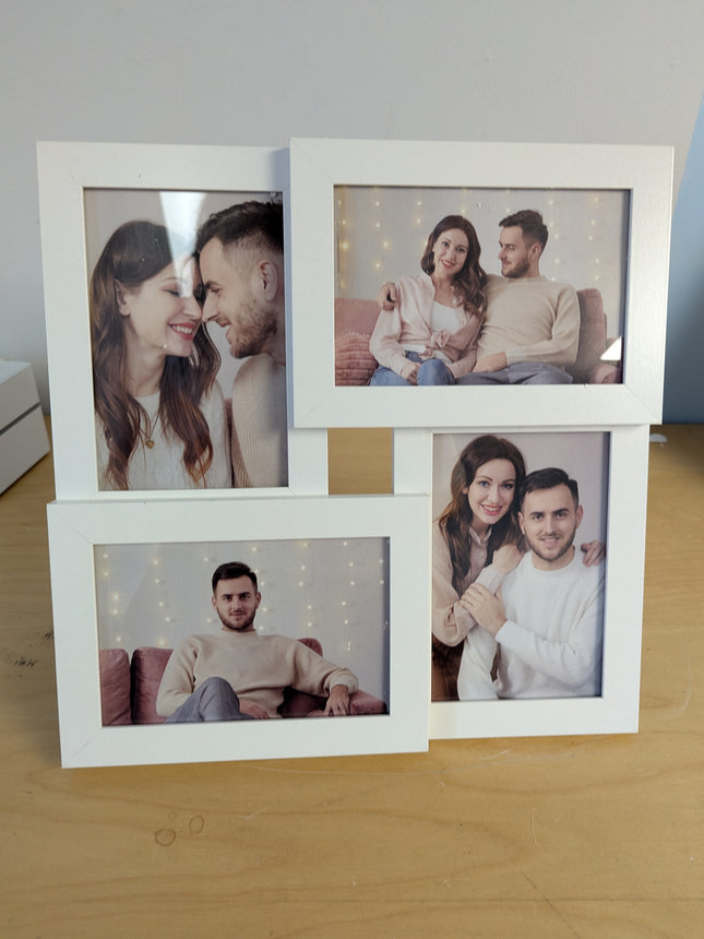 SONGMICS Collage Picture Frames, 4x6 for Wall Decor 4 Pack, Family Photo Collage