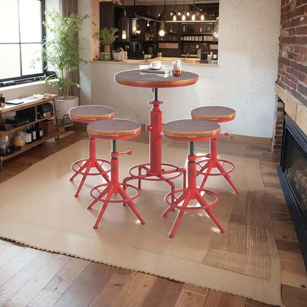 American Antique Industrial Solid Wood Water Pipe Design Cafe Coffe Industrial B