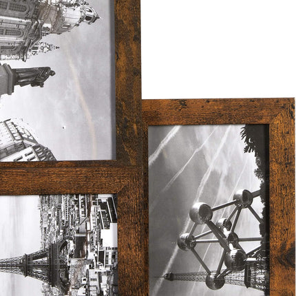 SONGMICS Collage Picture Frames, 10 Frames for 4x6 Photos, Collage Photo Frames