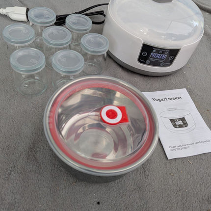 Probiotic Yogurt Machine Fully Automatic Yogurt Machine 1.2L, Timer and Constant