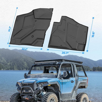 KEMIMOTO TPE Floor Mats Compatible with Polaris Xpedition XP/ADV/XP 5/ADV 5 2024