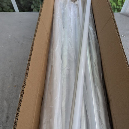 Marxlait 24 Pack T8 LED Bulbs 4FT, 6000K Daylight White, 40W Equivalent, Ballast