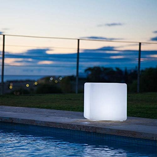 MR.GO 30cm 12-inch Rechargeable LED Cube Light, Color Changing LED Light Cube Se