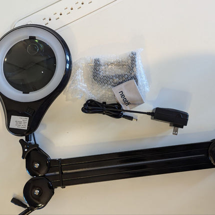 Neatfi 1,200 Lumens Super LED Magnifying Lamp with Clamp | Dimmable | Microfiber