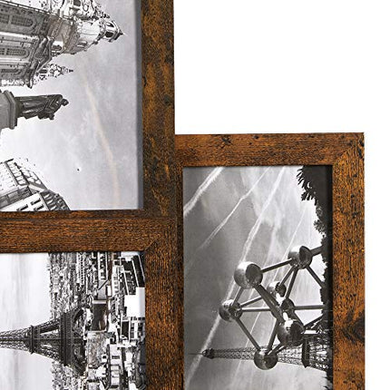 SONGMICS Collage Picture Frames, 10 Frames for 4x6 Photos, Collage Photo Frames