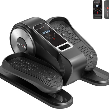 Under Desk Elliptical Machine, Electric Seated Pedal Exerciser, Mini Ellipse Leg