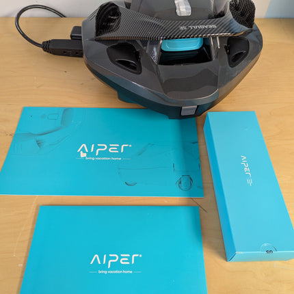 AIPER Cordless Robotic Pool Cleaner, Pool Vacuum Lasts 90 Mins, LED Indicator, S