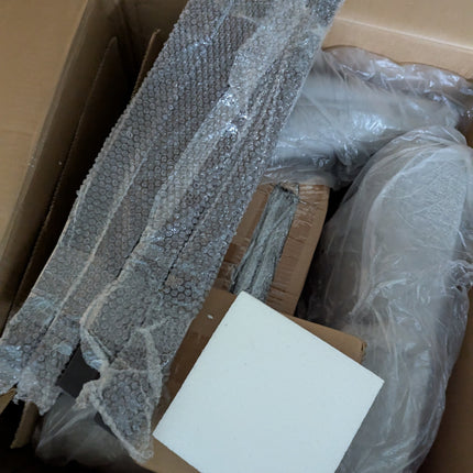 TEWLOSS 26" Swivel Fabric Counter Height Bar Stools, Gray (Set of 2)