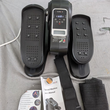 Under Desk Elliptical Machine, Electric Seated Pedal Exerciser, Mini Ellipse Leg