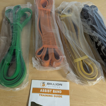5BILLION Resistance Bands & Pull Up Assist Band - Strength Bands & Mobility Band