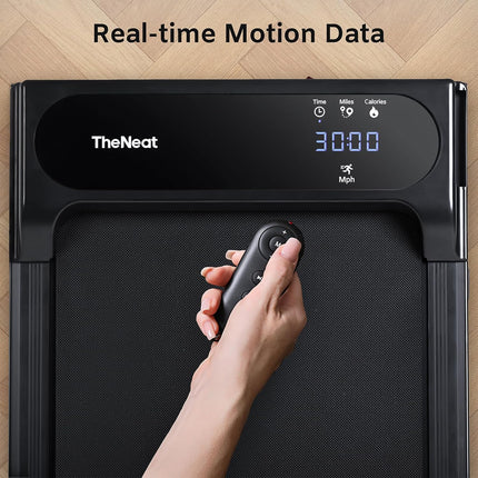 TheNeat Walking Pad Treadmill for Home Office, Ultra Quiet Under Desk 2 in 1 for