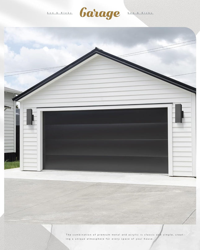 Ken & Ricky Outdoor Wall Lights, Modern Exterior Lighting Fixtures, Aluminum Fro