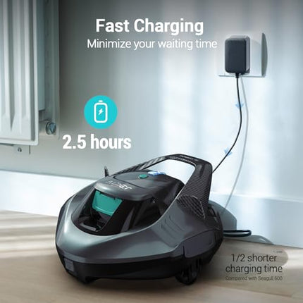 AIPER Cordless Robotic Pool Cleaner, Pool Vacuum Lasts 90 Mins, LED Indicator, S