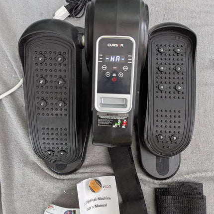 Under Desk Elliptical Machine, Electric Seated Pedal Exerciser, Mini Ellipse Leg