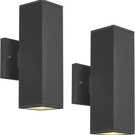 Ken & Ricky Outdoor Wall Lights, Modern Exterior Lighting Fixtures, Aluminum Fro