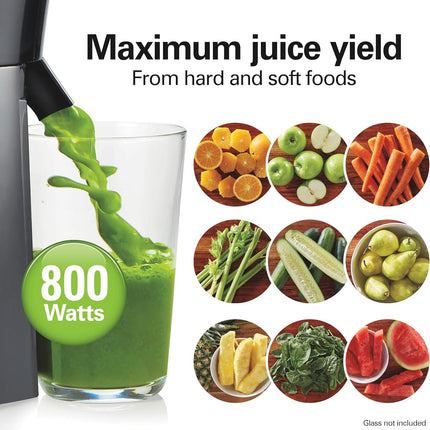Hamilton Beach Juicer Machine, Big Mouth Large 3 inch Feed Chute for Whole Fruit