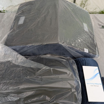 Axelrod Bed Wedge Pillow Set Foam | Adjustable Pillows for Back, Leg and Knee Pa