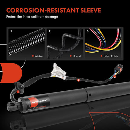 A-Premium Rear Power Lift Support Shock Strut Compatible with Porsche Macan 2015