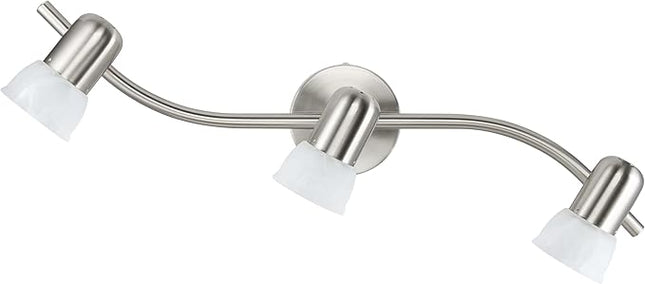 XiNBEi Lighting Track Lighting, 3 Light Wave Track Light with Glass Modern Ceili