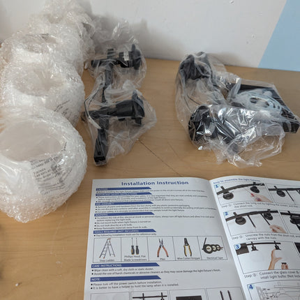 4-Light Modern Vanity Lighting Fixtures, Bathroom Wall Mounted Vanity Light,Blac