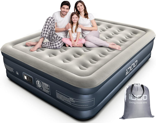iDOO Inflatable Bed Mattress with Built-in Pump, Quick Self-Inflating/Deflation