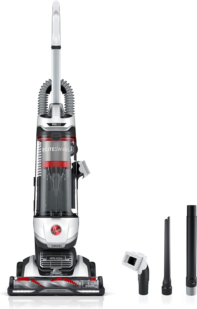 Hoover MaxLife Elite Swivel Vacuum Cleaner with HEPA Media Filtration, Bagless M