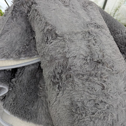 Ophanie Rugs for Living Room 5x8 Gray, Plush Soft Fuzzy Shag Carpets for Living