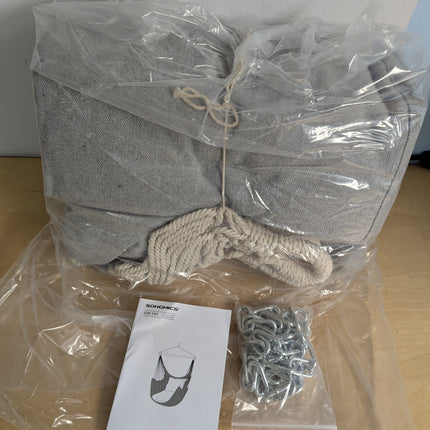 SONGMICS Hammock Chair, Large Swing Chair with 2 Cushions, Hanging Chair with Ch