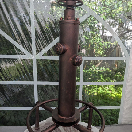 American Antique Industrial Solid Wood Water Pipe Design Cafe Coffe Industrial B