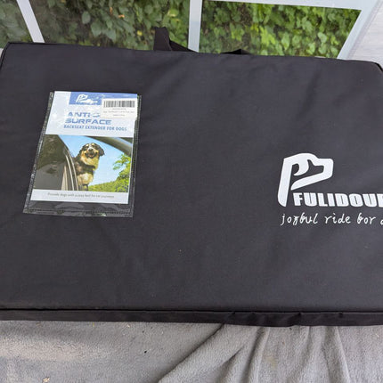 XL Truck Back Seat Extender for Dogs, Upgraded Anti-Scratch PU Leather, Dog Car