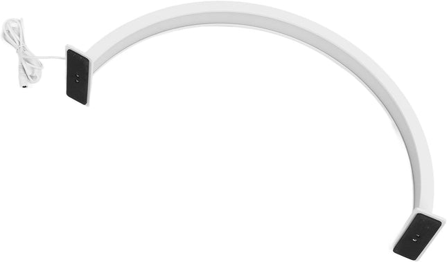 Half Moon Desk Lamp, 25W 3000K to 6500K Half Moon Nail Desk Lamp Adjust Brightne