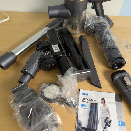 NO CHARGER INSE S9 Cordless Vacuum Cleaner with 400W/30Kpa Suction 55min Max Run