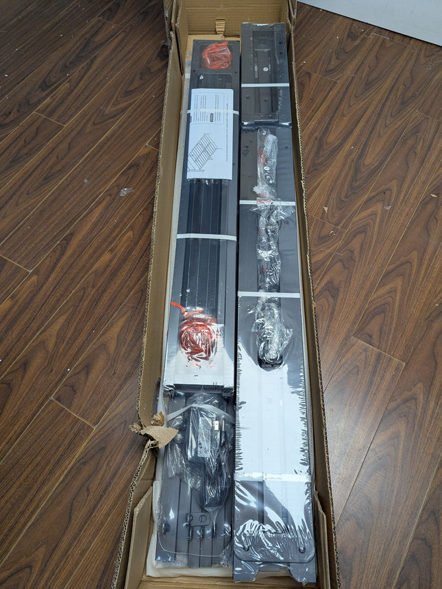 BOFENG Full Size Bed Frame with Upholstered Storage Headboard,USB Charging Stati