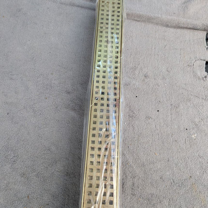 Nicmondo Linear Shower Drain 24 Inch, Bathroom Rectangular Floor Drain with Remo