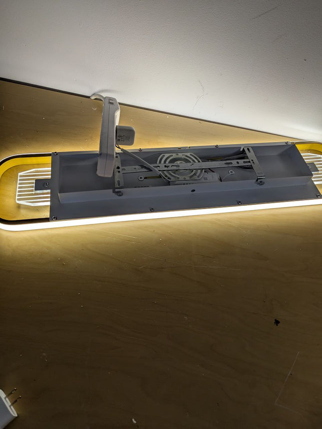 Becailyer 72W Dimmable LED Ceiling Light, 31.4" Modern Ceiling Lamp, Gold Metal