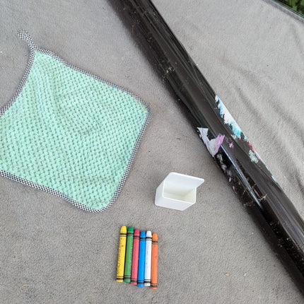 Magnetic Chalkboard Wall Decal 40"x32" - Upgraded Adhesive, Includes Wipe Cloth,