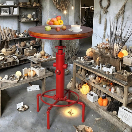 American Antique Industrial Solid Wood Water Pipe Design Cafe Coffe Industrial B